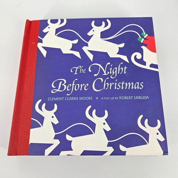 The Night Before Christmas Pop-Up Book Robert Sabuda First Edition Hardcover - Picture 1 of 11